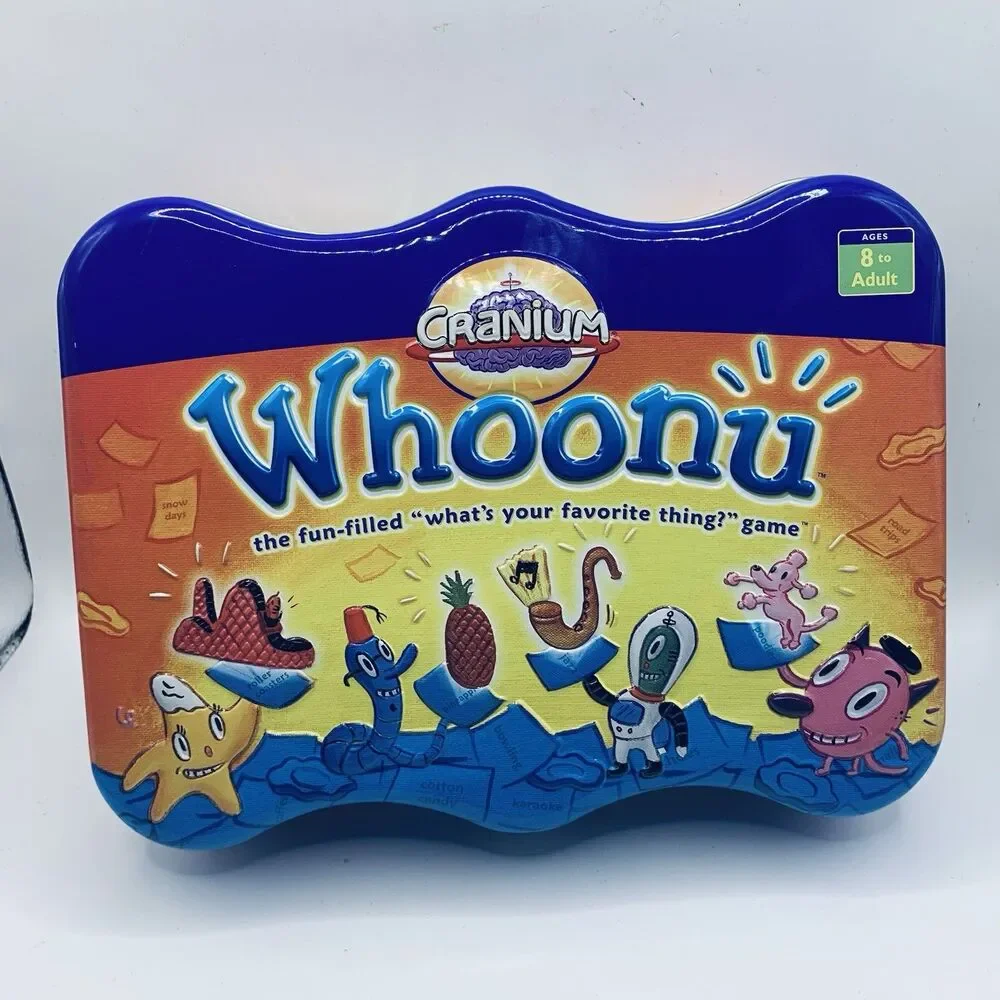 Cranium WHOONU Tin Edition Game EUC 2005 Best Toy Award